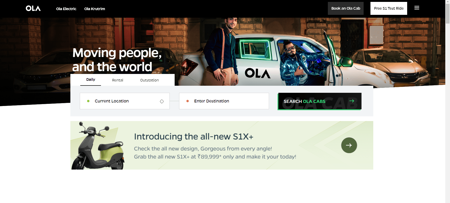 Ola Ui design