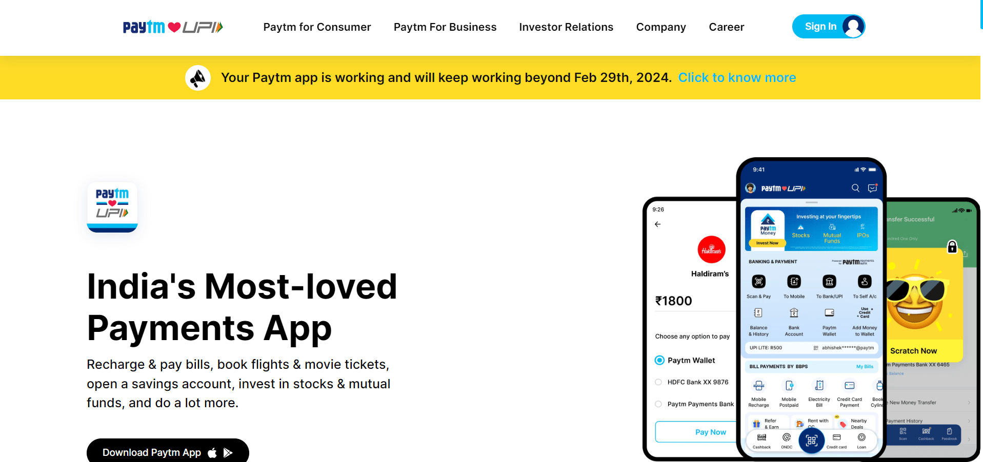 Paytm Ui design